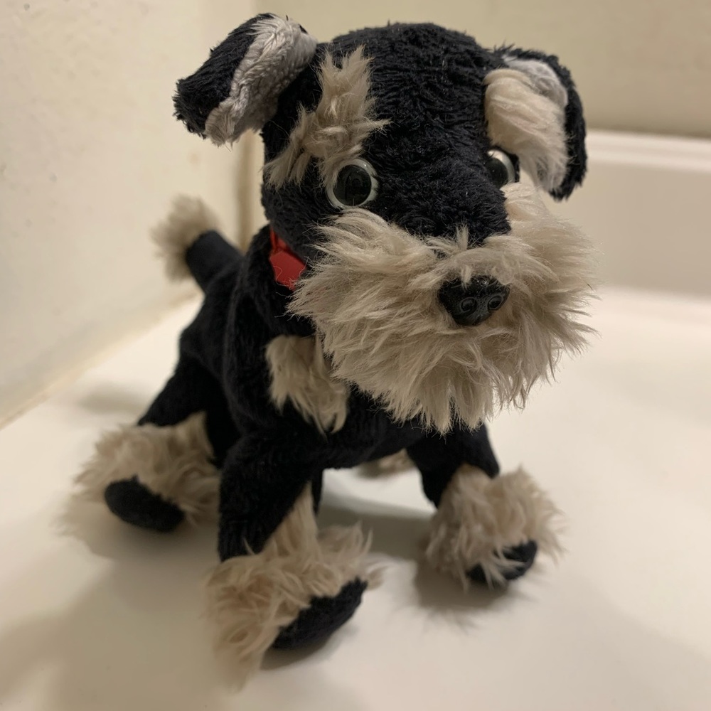 Ty Beanie Baby *Pretzels* the Miniature Schnauzer Dog Plush (Rare, 8 inches)